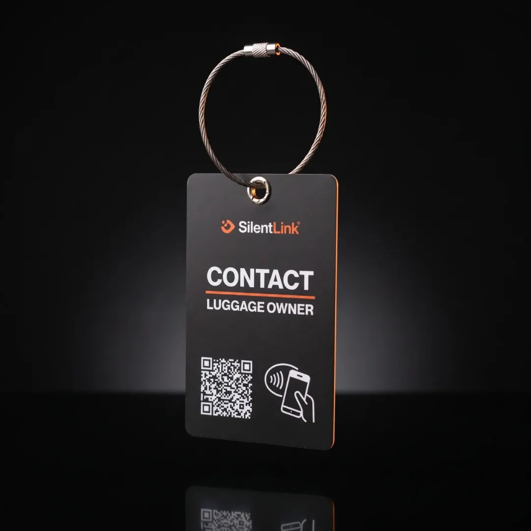 TravelID — Digitaler Kofferanhänger mit QR-Code & NFC — der Gepäckanhänger ohne Adresse, Produktbild 1
