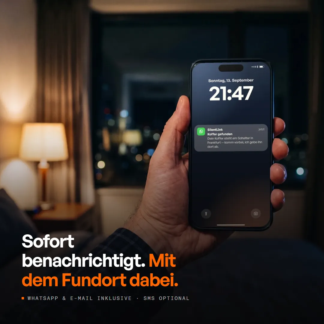 TravelID — Digitaler Kofferanhänger mit QR-Code & NFC — der Gepäckanhänger ohne Adresse, Produktbild 7