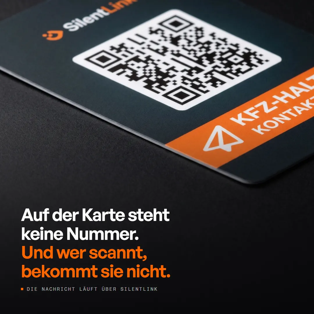 DriveID — QR-Code-Aufkleber fürs Auto — innen an der Windschutzscheibe, Produktbild 8