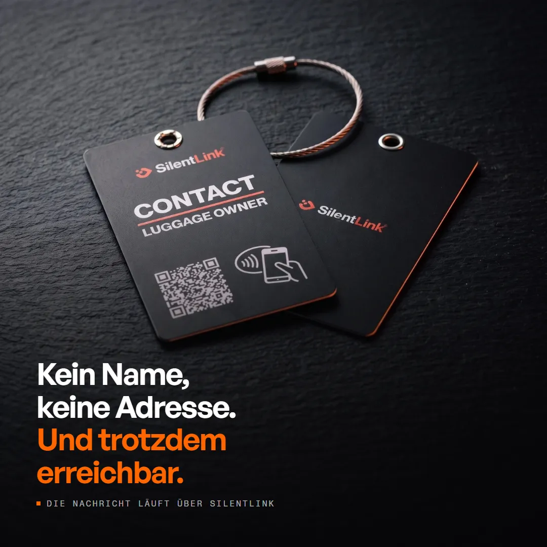 TravelID — Digitaler Kofferanhänger mit QR-Code & NFC — der Gepäckanhänger ohne Adresse, Produktbild 8