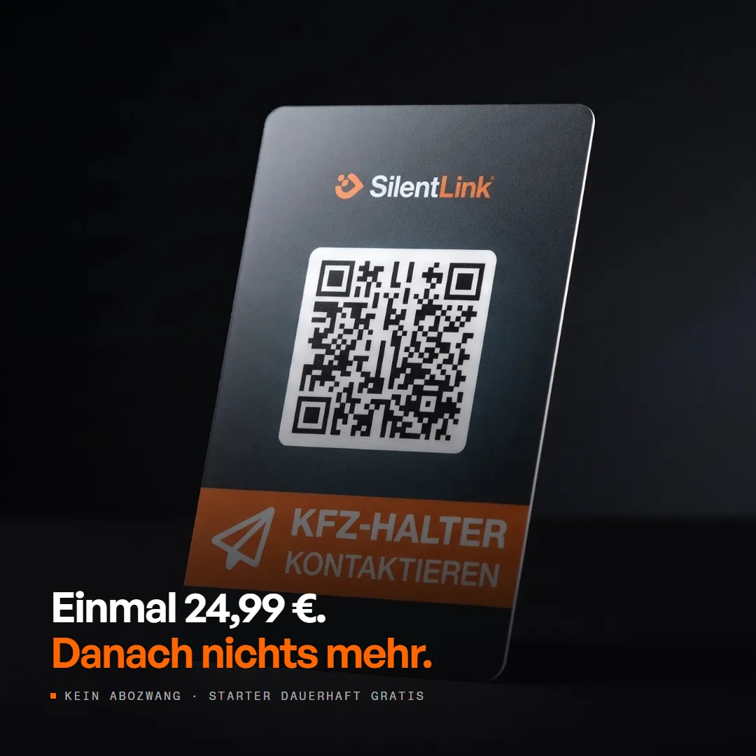 DriveID — QR-Code-Aufkleber fürs Auto — innen an der Windschutzscheibe, Produktbild 11